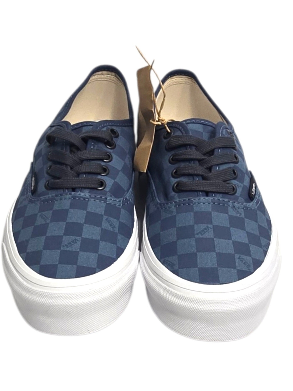 Vans Vault OG Authentic LX Checkerboard Navy Size 9.5 Men / 11 Women VN0A5FBDNVY - Picture 5 of 16
